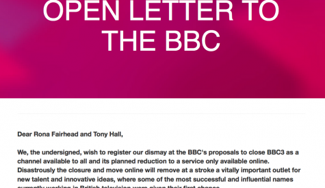 Industry unites behind BBC Three