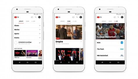 YouTube channels streaming launches