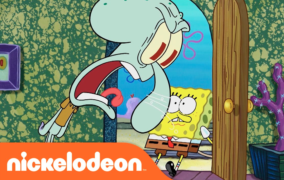 Where has nick. Nickelodeon Strike. Spongebob grandmas Kisses.
