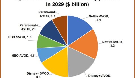 Netflix, Disney+, HBO & Paramount+ to drive $20bn hybrid AVOD-SVOD revenue by 2029